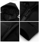 Man's Parkas Slim Fit Hooded Winter Coat