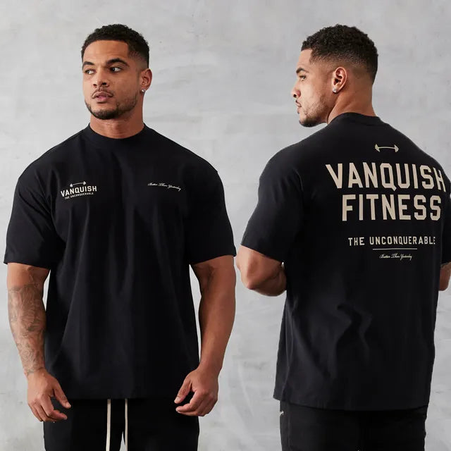 Men's Vintage Oversized Fitness T-Shirt