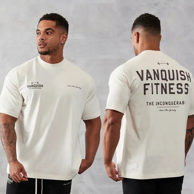 Men's Vintage Oversized Fitness T-Shirt
