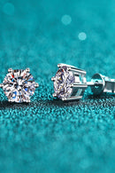 Moissanite Stud Earrings
