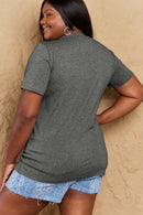 Simply Love Full Size MOM LIFE Graphic Cotton Tee