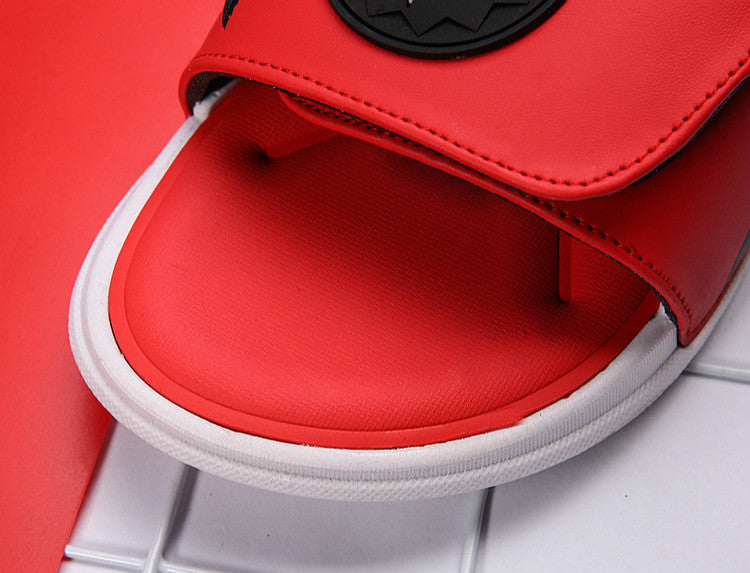 Men's White Stars Casual Non Slipper Sandals