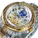 FORSINING Men's Tourbillon Skeleton Phase Watch