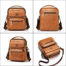 WEIXIER Men's Casual Soft Messenger Crossbody Bag