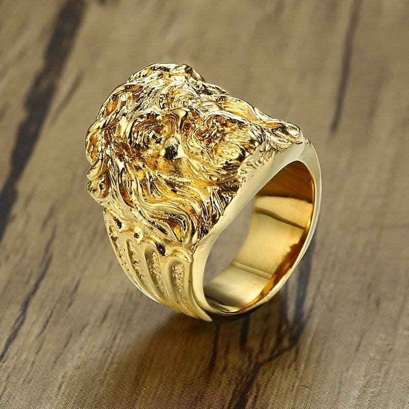 Men's Hip Hop Style Face Design Ring