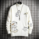 Men's Graphic Fall Knitted Pullover