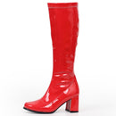 Unisex Square Heel Knee Length Boots