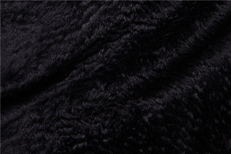 Men's Punk Style  PU Leather Fur Collar Jacket