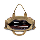 Men's Large Waterproof Canvas Briefcase Bag