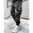 Bandana Printed Men's Streetwear Cargo Sweatpants - AM APPAREL