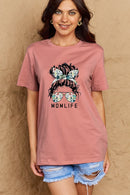 Simply Love Full Size MOM LIFE Graphic Cotton Tee