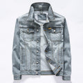 Classic Style Men's Vintage Blue Light Weight Denim Jacket - AM APPAREL