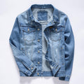 Classic Style Men's Vintage Blue Light Weight Denim Jacket - AM APPAREL