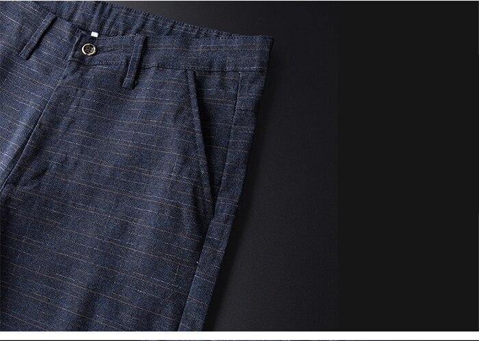 JANTOUR Men's Autumn Slim Formal Pants - AM APPAREL