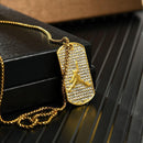 Men's Basketball Tag Pendant Beaded Necklace - AM APPAREL