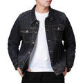 Men's Casual Bomber Vintage Denim Jacket - AM APPAREL