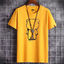 Men's Classic Anime O Neck T-shirt - AM APPAREL