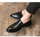 Men's Formal Faux Leather Oxford Shoes - AM APPAREL