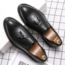 Men's Formal Faux Leather Oxford Shoes - AM APPAREL