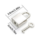 Men's Long Necklace With A Padlock Pendants - AM APPAREL