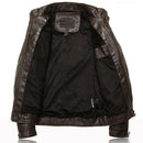 Men's Motorcycle Casual PU Leather Jacket - AM APPAREL