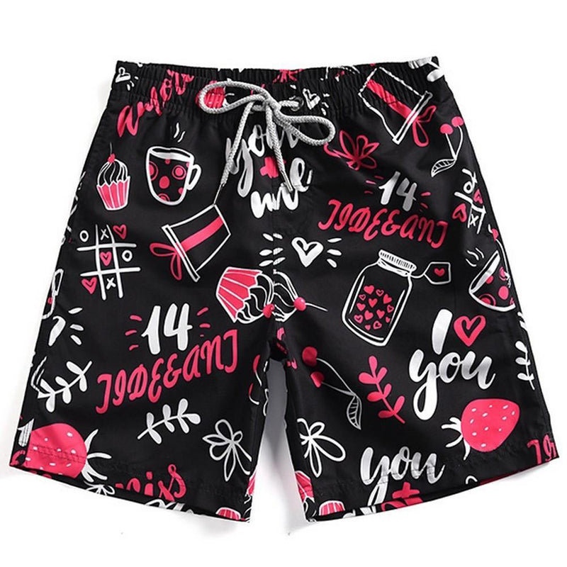 Men's Patterned Polyester Shorts - AM APPAREL