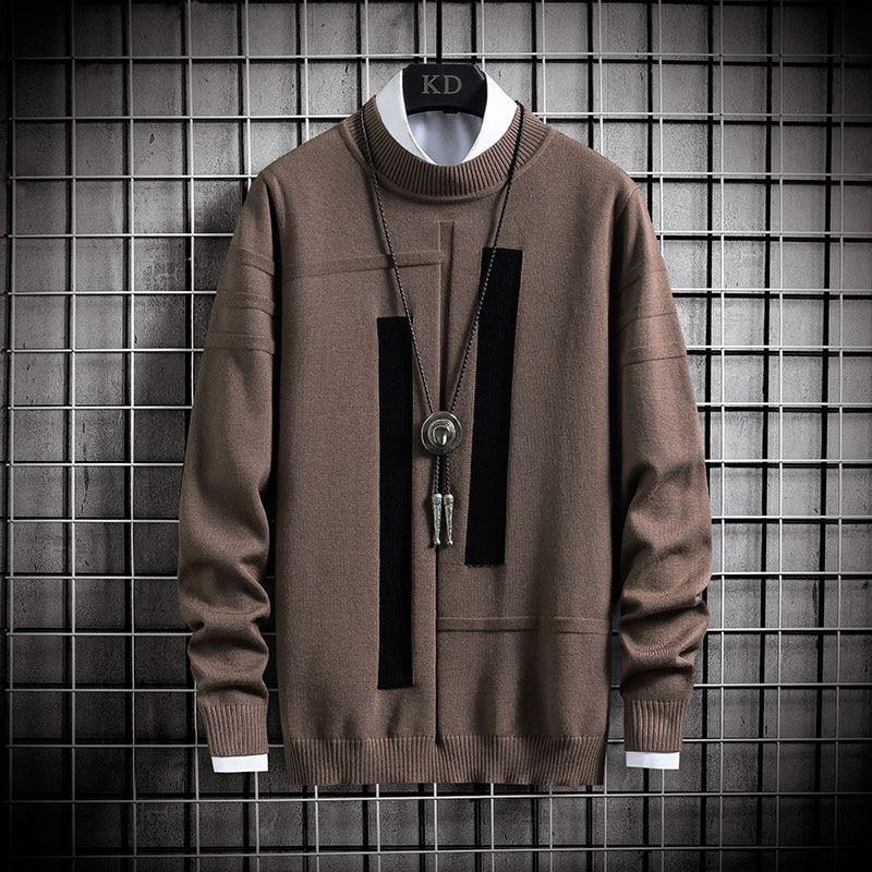 Men's Slim Fit Solid Colored Turtleneck Sweatshirt - AM APPAREL