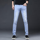Men's Straight Full Length Jeans - AM APPAREL