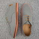 Men's Suede Oxford Casual Shoes - AM APPAREL