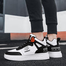 Retro Men's PU Leather Casual Sneakers - AM APPAREL