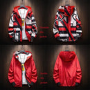 Two-sided Men's Windbreaker Light Weight Coat - AM APPAREL