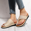 Women's Comfy Flat Platform Sandals - AM APPAREL